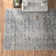 Tapis oriental bleu et gris Lanett