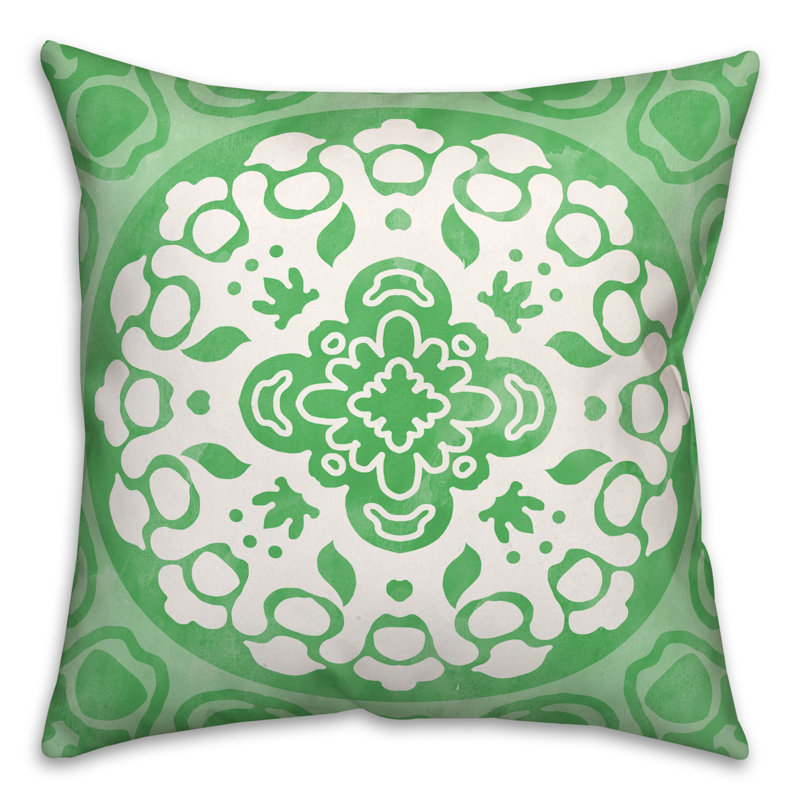 Housse et insert de coussin extérieur d'extérieur, Vert