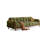 Green Polyester Modular Sofa
