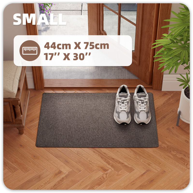 Non-Slip Mother's Day Indoor / Outdoor Doormat, 44cm W x 75cm L, Brown