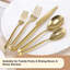 Ensemble de couverts en acier inoxydable - Service pour 4