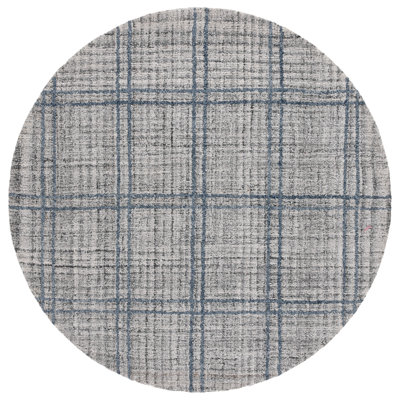 Abstract 155 Area Rug In Dark Grey