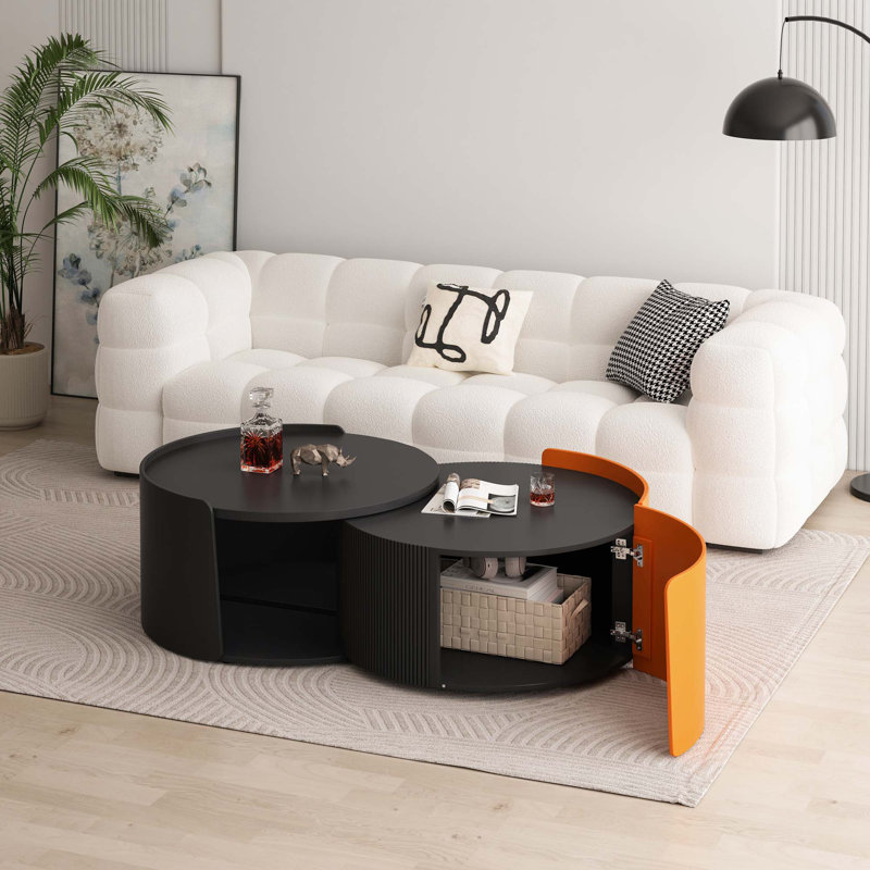 Table basse ronde pour petits espaces
