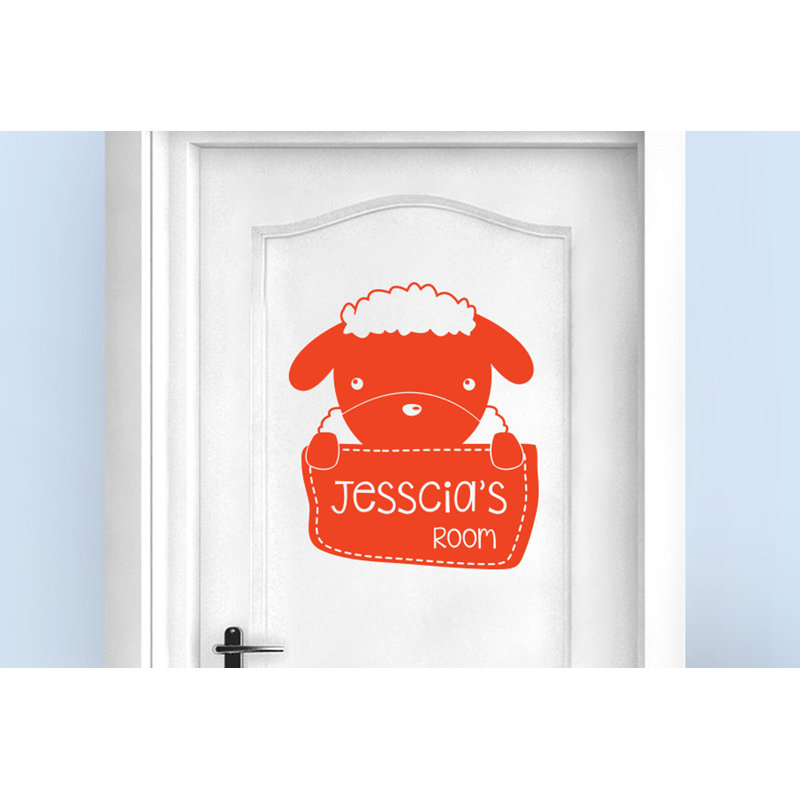 Animals Wall Decal, Orange