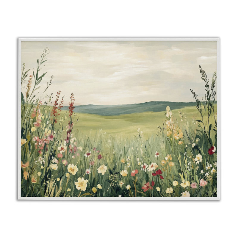 Giclée encadrée par Nature's Meadow View, conception de Petal Prints Design, H 11 po x l 14 po