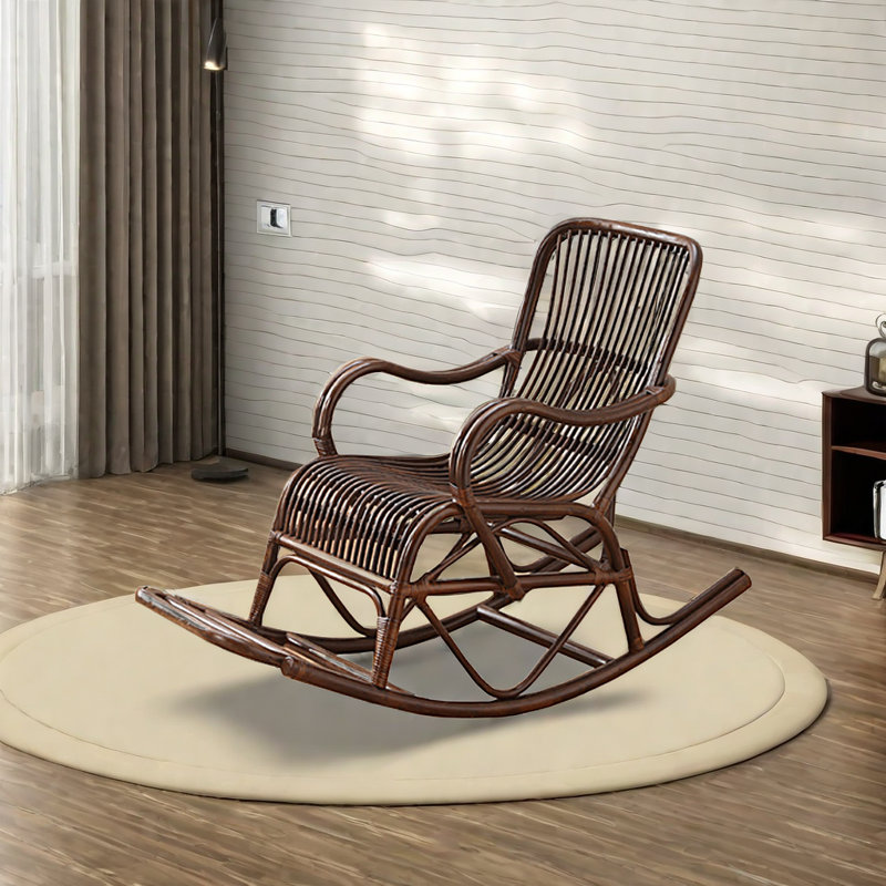 Agate rattan rocking chair