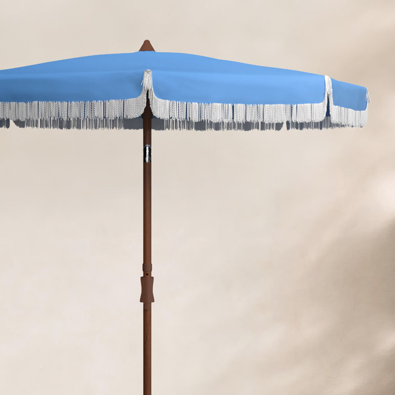 Tyler 73.62'' Beach Umbrella, Light Blue