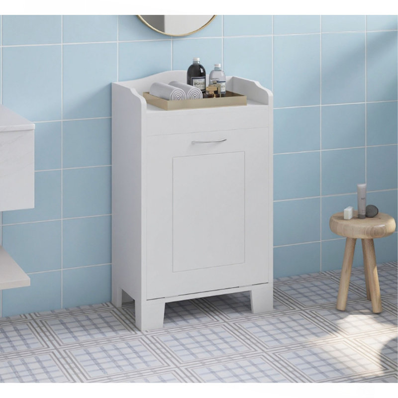 Panier à linge Out, panier à rangement autoportant, armoire de rangement pour salle de bain