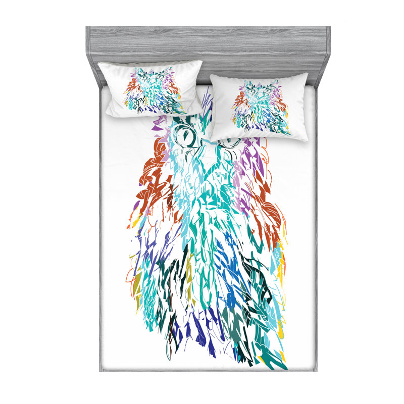 Microfiber Sheet Set, Full Sheet Set with Fitted Sheet