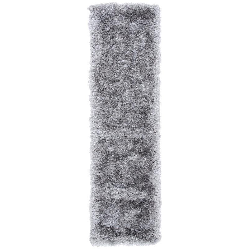 Bernelda Shag Performance Solid Color Rug, Runner 2'2" x 8'