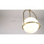 Cadel 1 - Light Matt Antique Brass Single Pendant
