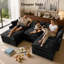 Canapé modulaire en U de 107,87 po avec 2 repose-pieds-132100961