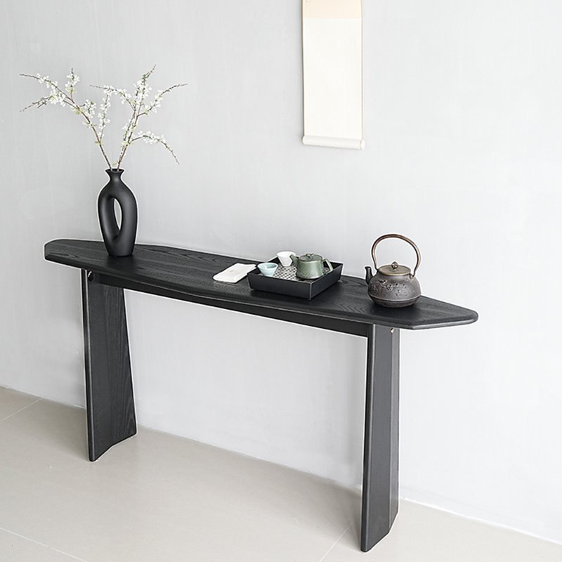 Console en bois massif de style français, H 31,5 po x l 51 po x P 13,7 po