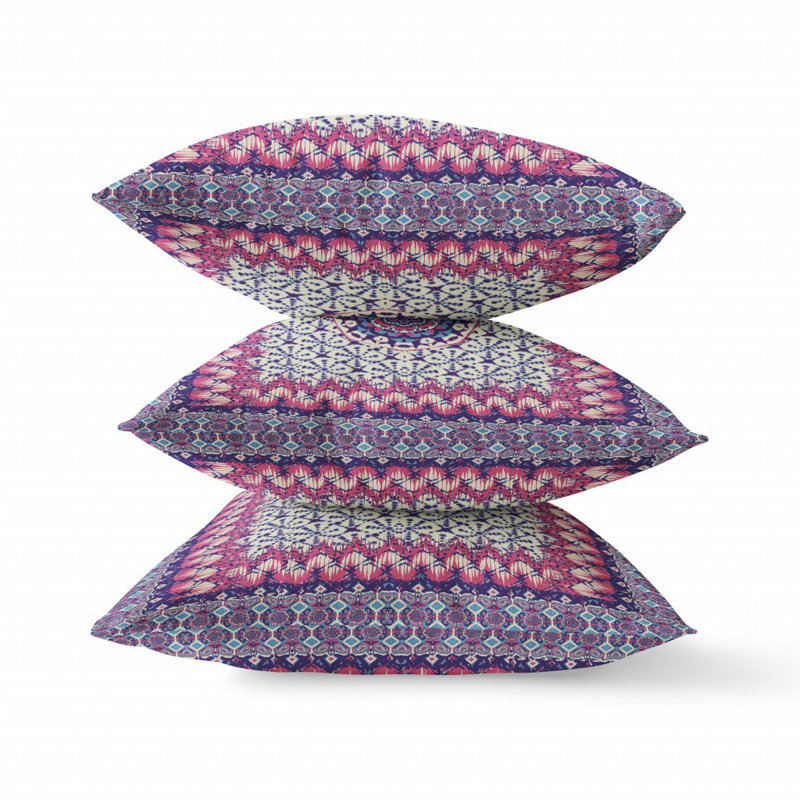  Throw Square Pillow Cover & Insert, Magenta