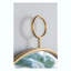 Miroir mural rond en fer Yvan-1297760405