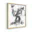 Graphite abstrait I, reproduction encadrée - ensemble de 4-716029112