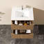 Armoire de salle de bain murale 24 "avec lavabo flottant