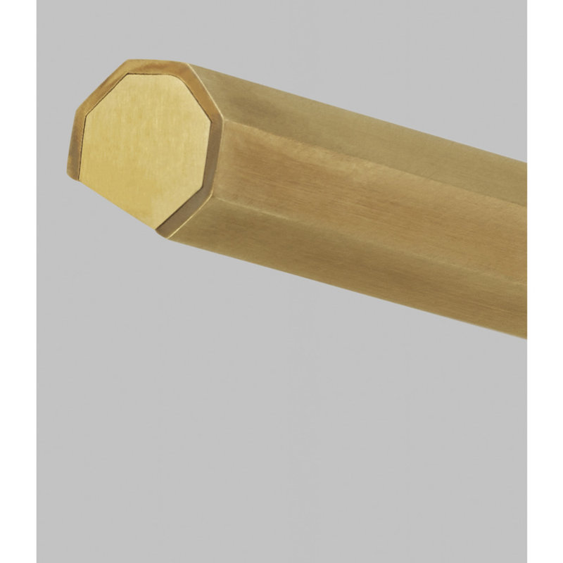 Plural Dimmable LED Wall Mounted Picture Light, Natural Brass