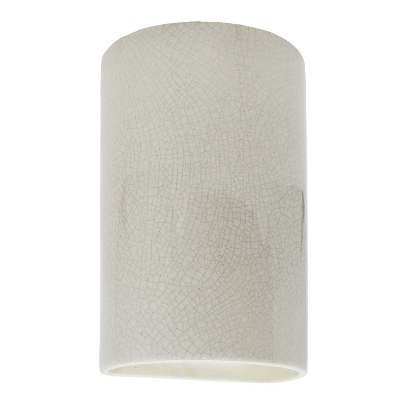 Luminaire d'extérieur à cloison Armance, Blanc craquelé