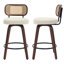 Tabouret de bar pivotant en similicuir de 25,59 po Cicero-434283658-434283653