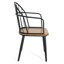 Chaises de salle à manger en bois et métal Manthey-110820399