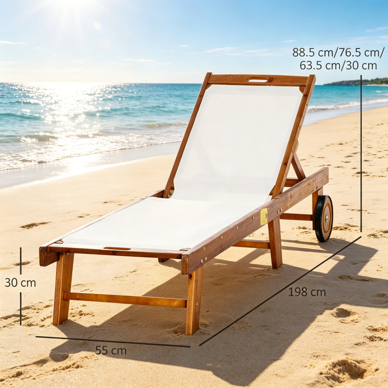 198 cm Long Reclining Single Chaise