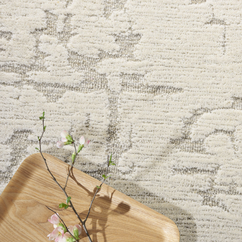 CK009 SCULPTURAL Abstract Hand Woven Area Rug, Rectangle 7'9" x 9'9"