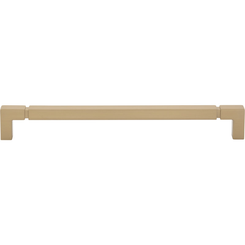 Langston Bar Pull, Honey Bronze, 8 13/16" Center To Center