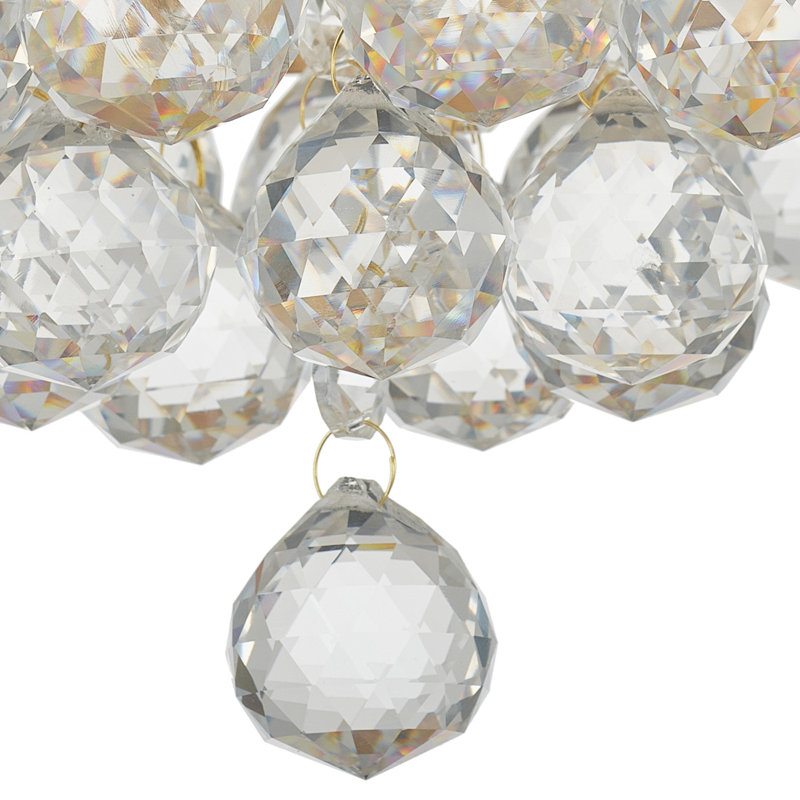 2-lamp Gold Adjustable Iron Ceiling Light