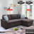 Boukje Flannelette 2-Piece Couch Living Room Sofabed-2101600549