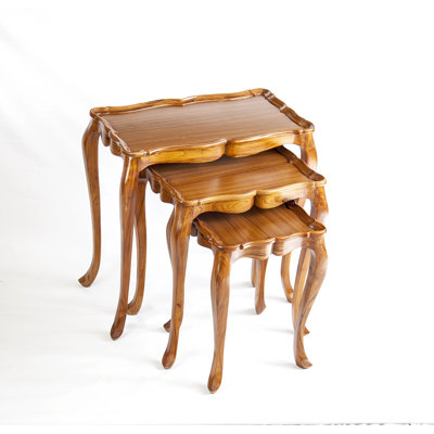 Solid Wood 3 Nesting Table