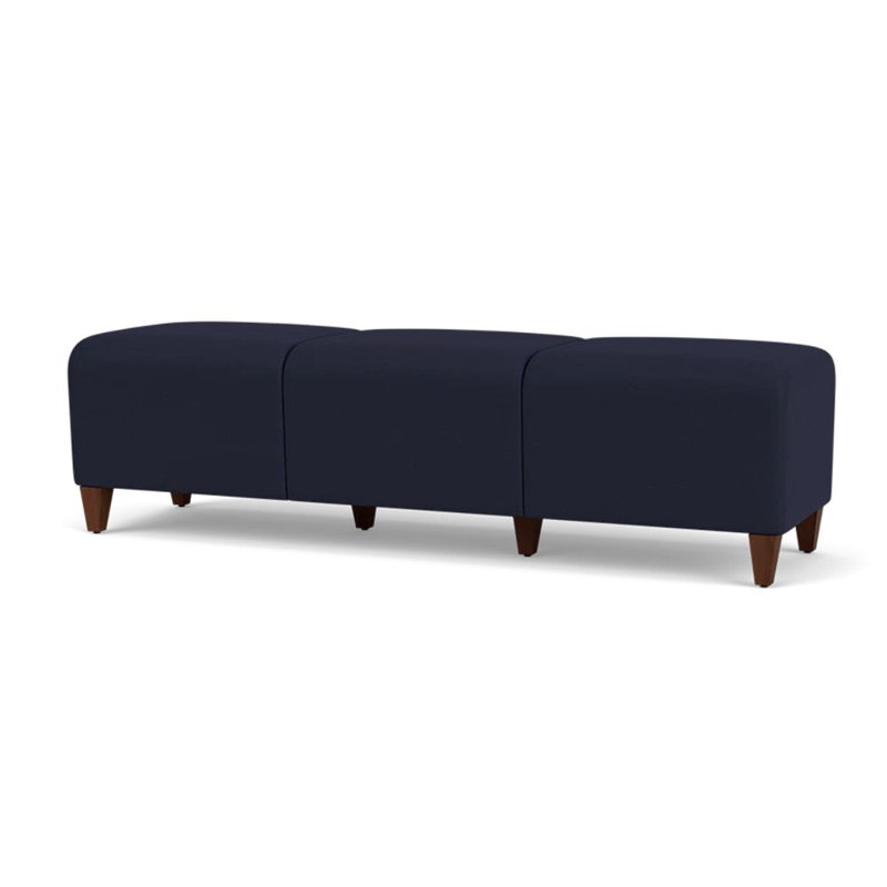 Banc de réception 3 places Siena, Noyer, Bleu marine Open House