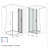29-28"x 72" Bifold Shower Door