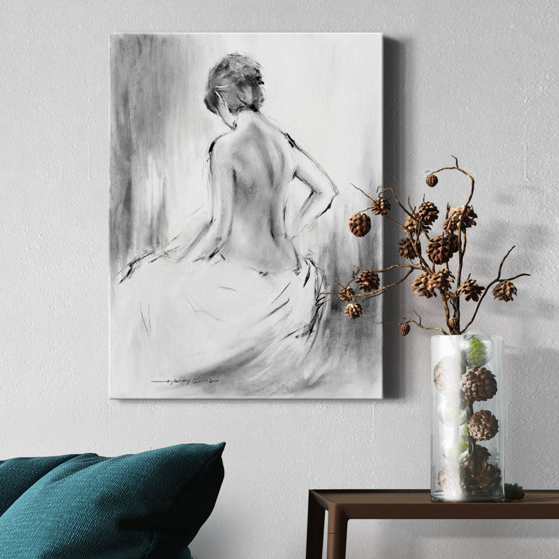 Soft Silhouette V - reproduction sur toile tendue, H 27 po x l 18 po x P 1 po