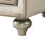 Table de chevet en velours Lucienne