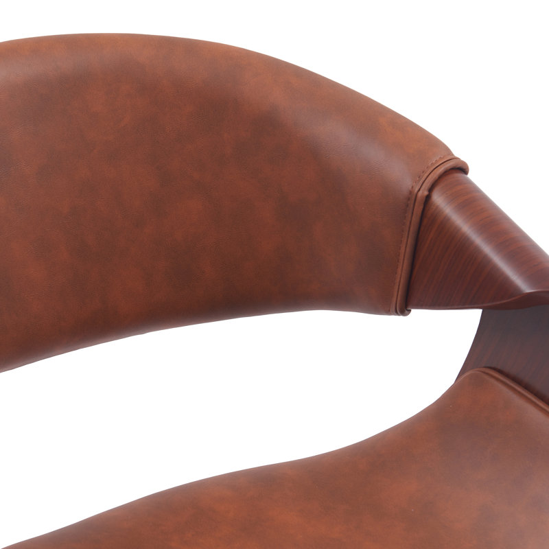 Chaise de bureau George Oliver Brina, Brun