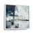 White Floater Framed