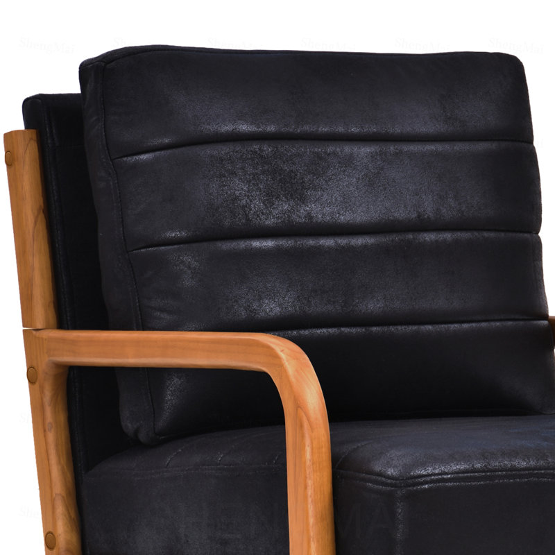 Fauteuil en aluminium et tissu, Polyester - noir