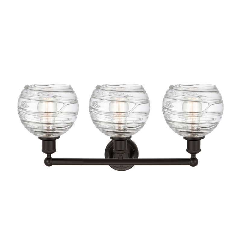Essex 3 - Light Dimmable Vanity Light, Oil Rubbed Bronze, Clear