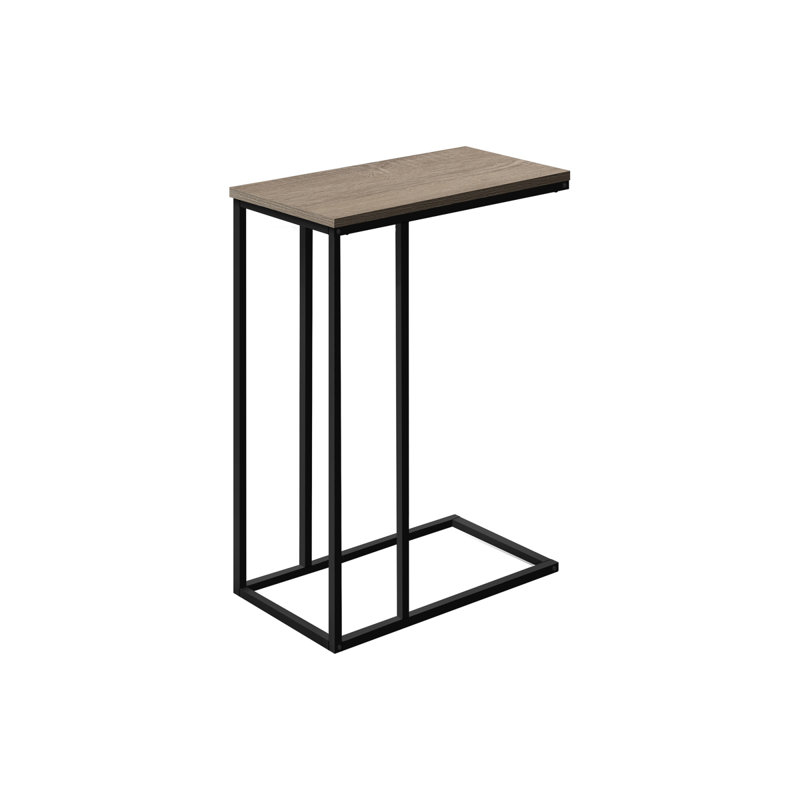 Table d'appoint polyvalente et contemporaine avec construction durable et attrait élégant, Taupe