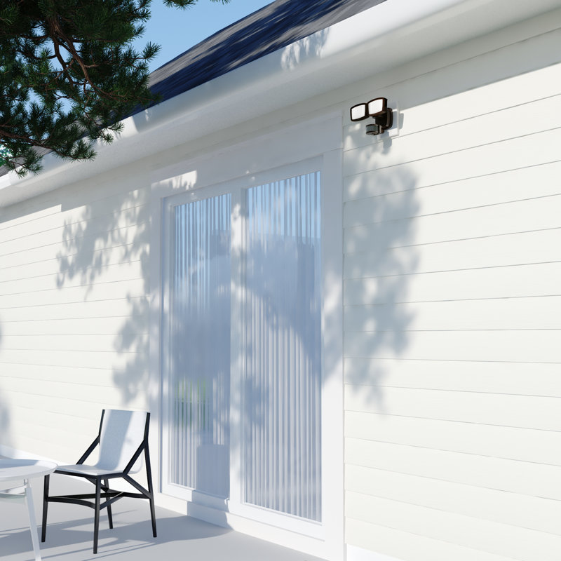 15.5 Watt LED Dusk to Dawn Outdoor Security Flood Light -with Motion Sensor (pack of 1), Brown