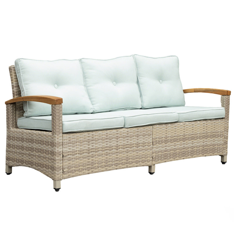 3-Person Sofa Seating Group with Cushions