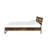 Juvanth Rustic Oak Finish E. King Bed