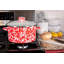 Red Swirl 6 qt. Stock Pot