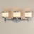 Newberry 3-Light 22.25 inch Wide Chrome Transitional Bathroom Vanity Lighting Fixture, White Frosted Opal Glass Shade, Dimmable, LED Compatible, Reversible Over the Mirror Mounted Wall Sconce-585841606-630928508