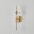 Modern Gold Dimmable Armed Wall Sconces