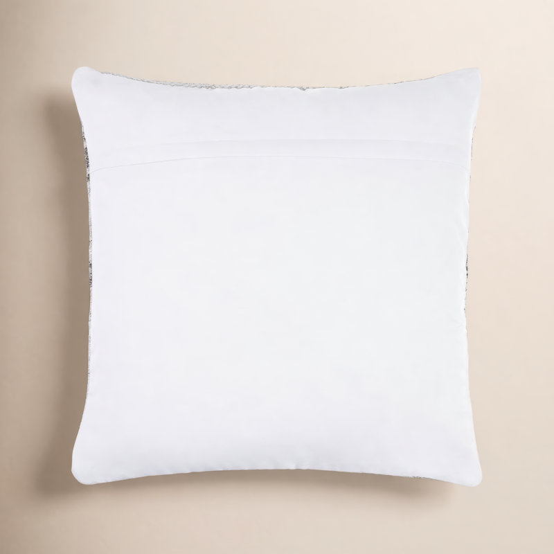 Coussin décoratif en polyester à rayures Weaver, 20 po x 20 po, Duvet