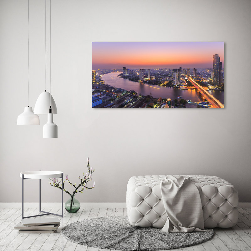Bangkok West - Wrapped Canvas Print