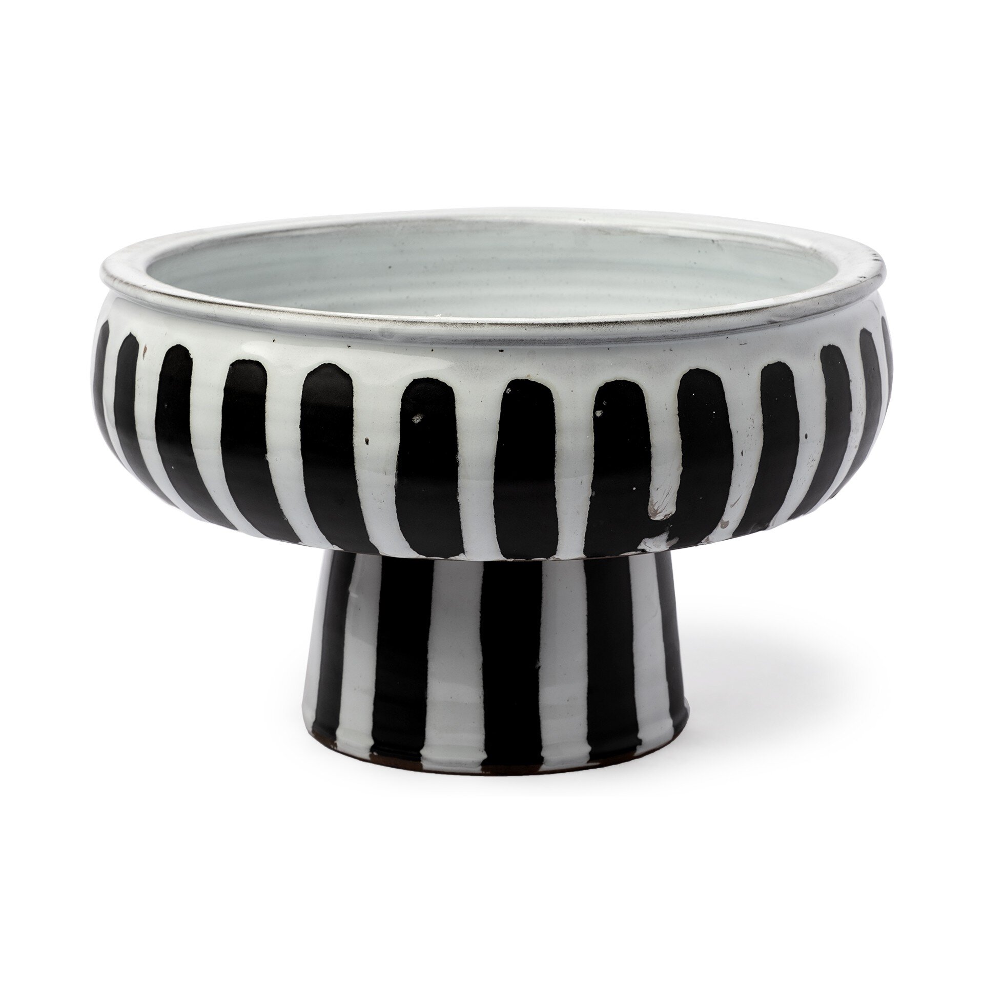 Latitude Run® White And Black Ceramic Decorative Bowl Wayfair 9313