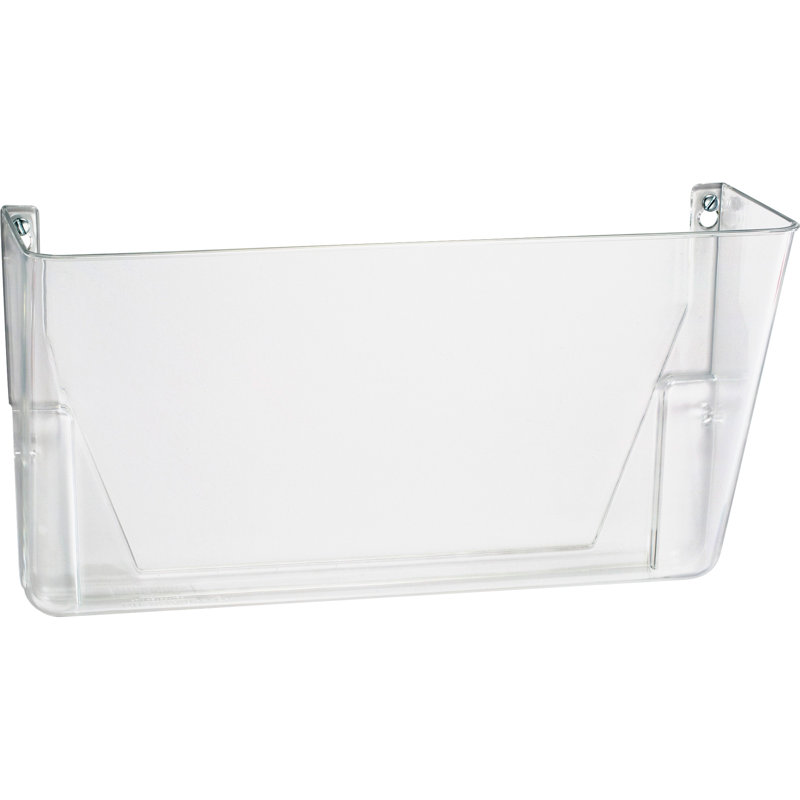 Fichier mural 13 po x4-1/8 po x 7 po, lettre, transparent